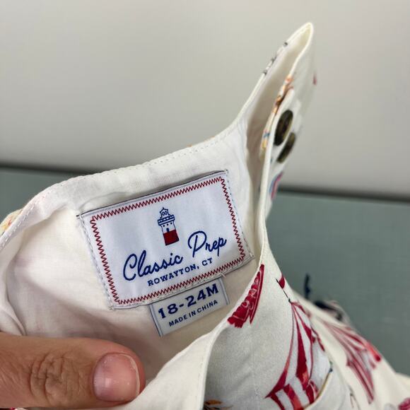 Classic Prep Childrenswear James Shortall Romper Circus Print 18-24 Months NWT - Picture 5 of 8